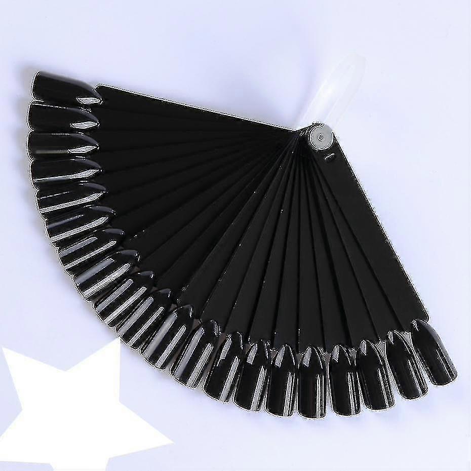 display Fan Set For False Nail Tips Colors(white)