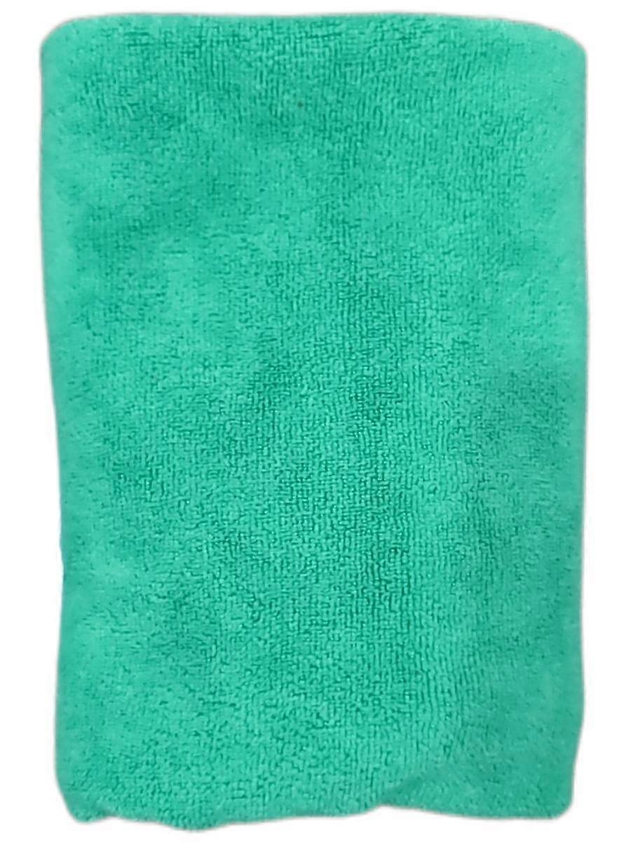 Mikrofaser-Reinigungstuch, nicht scheuernd, wiederverwendbar und waschbar zum Waschen und Wachsen von Autos - 23,6 x 63" Grün (2er-Pack)