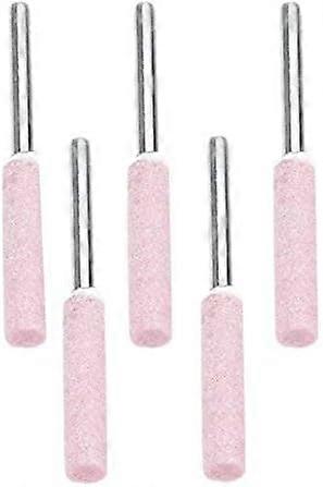 Set of 5 Sharpening Files for Chainsaw Polishing ,4.8mm Diamond Grinding Polishing Head