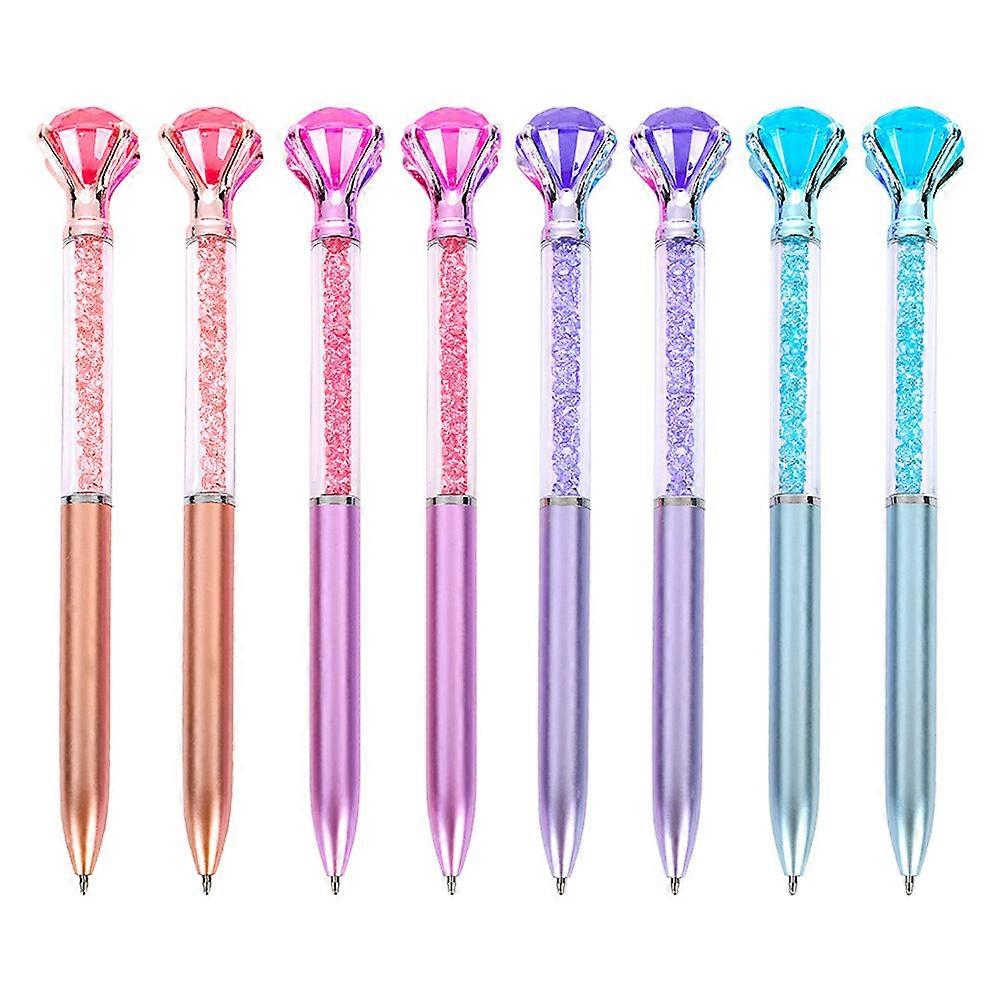 8pcs Cute Writing Pens Multi-function Novelty Pens Ballpoint Pens Office Accessory