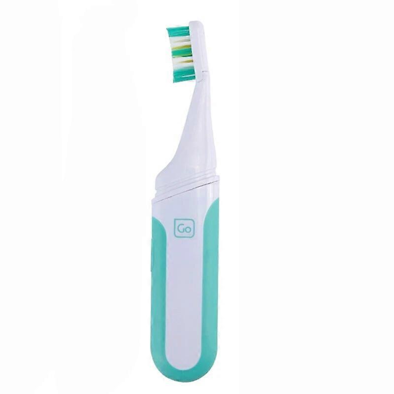 נייד למבוגרים אקוסטית מברשת שיניים חשמלית נסיעות עסקים מחזיק מברשת שיניים סוללה 2 ראשי מברשת רזרביים עמידים למים