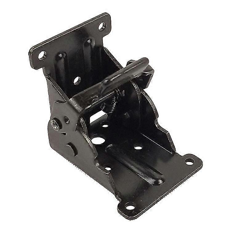 Folding Bracket Extra Thick Steel Plate Shelf Bracket Supporter Foldable Bracket With Screws(2pcs, Black)