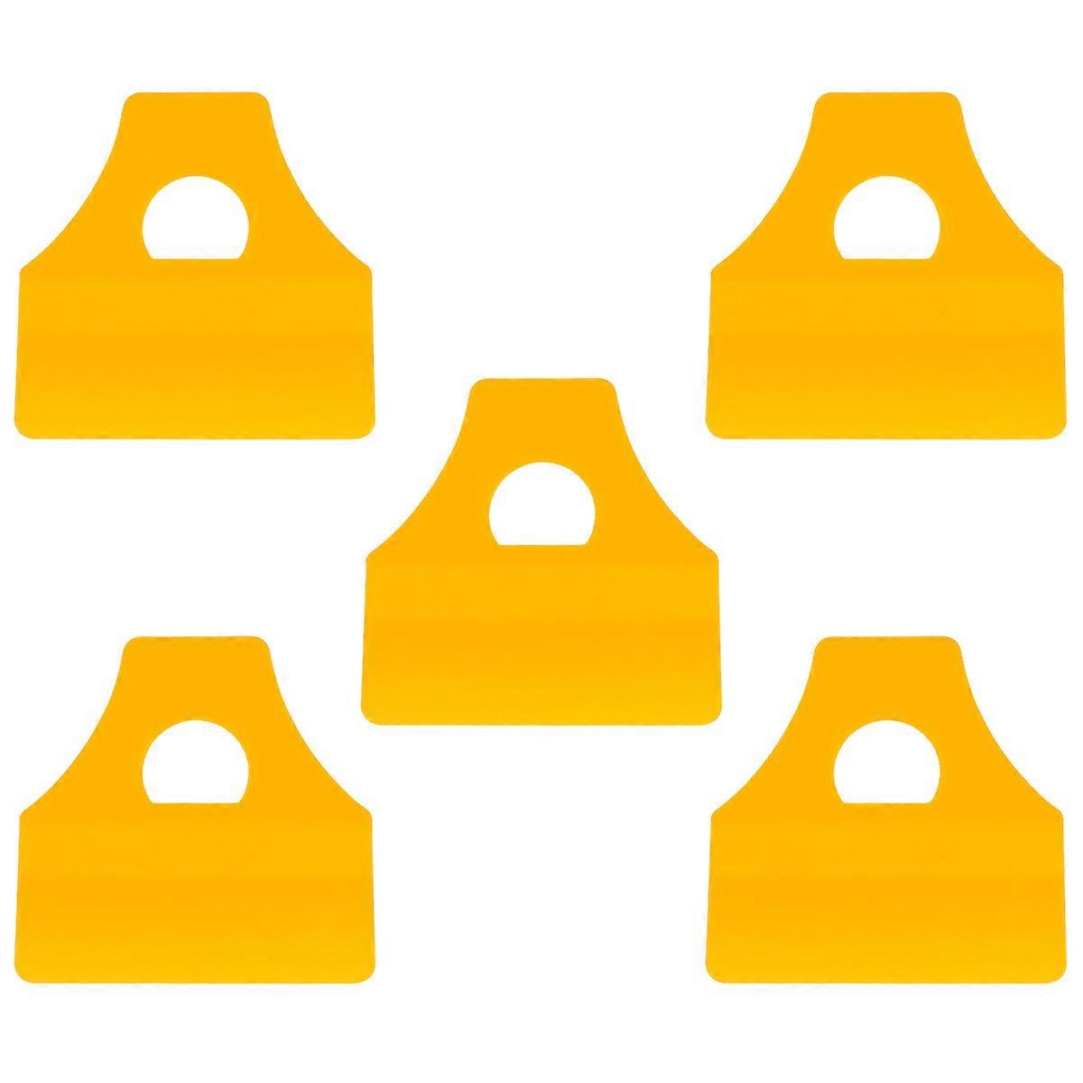 5pcs Plastic Mini Squeegee with Hole Car Vinyl Scraper Decal Applicator