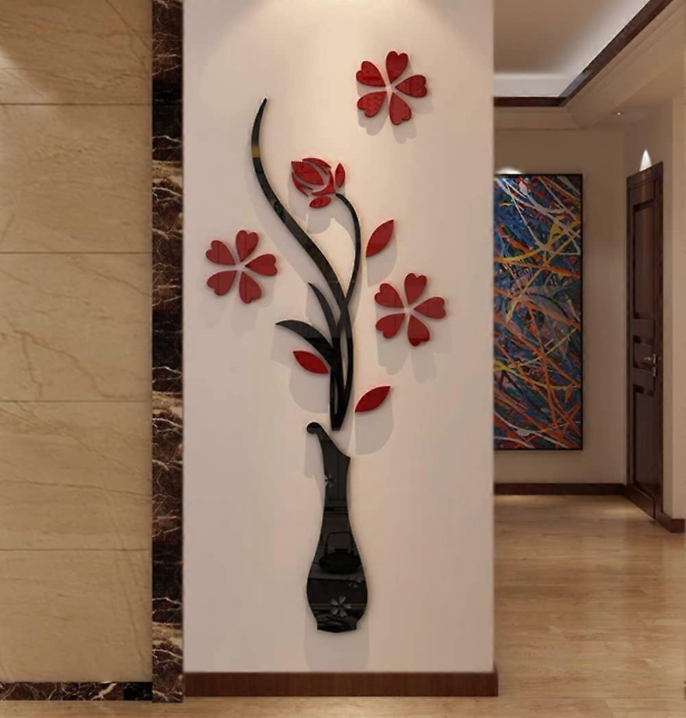 3D-vas väggmålning för vardagsrum sovrum bakgrund