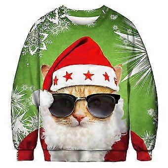 2023 Ugly Christmas Sweater 3d Print Funny Xmas Pullover Hoodie