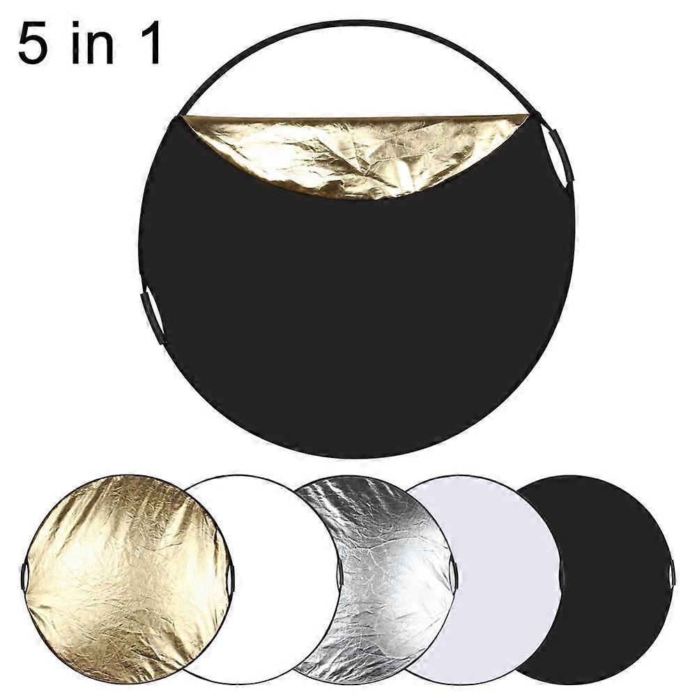 Reflector Harness 23.6 Embedded 5 in 1, Folding Colorful Reflector, Round, Photo