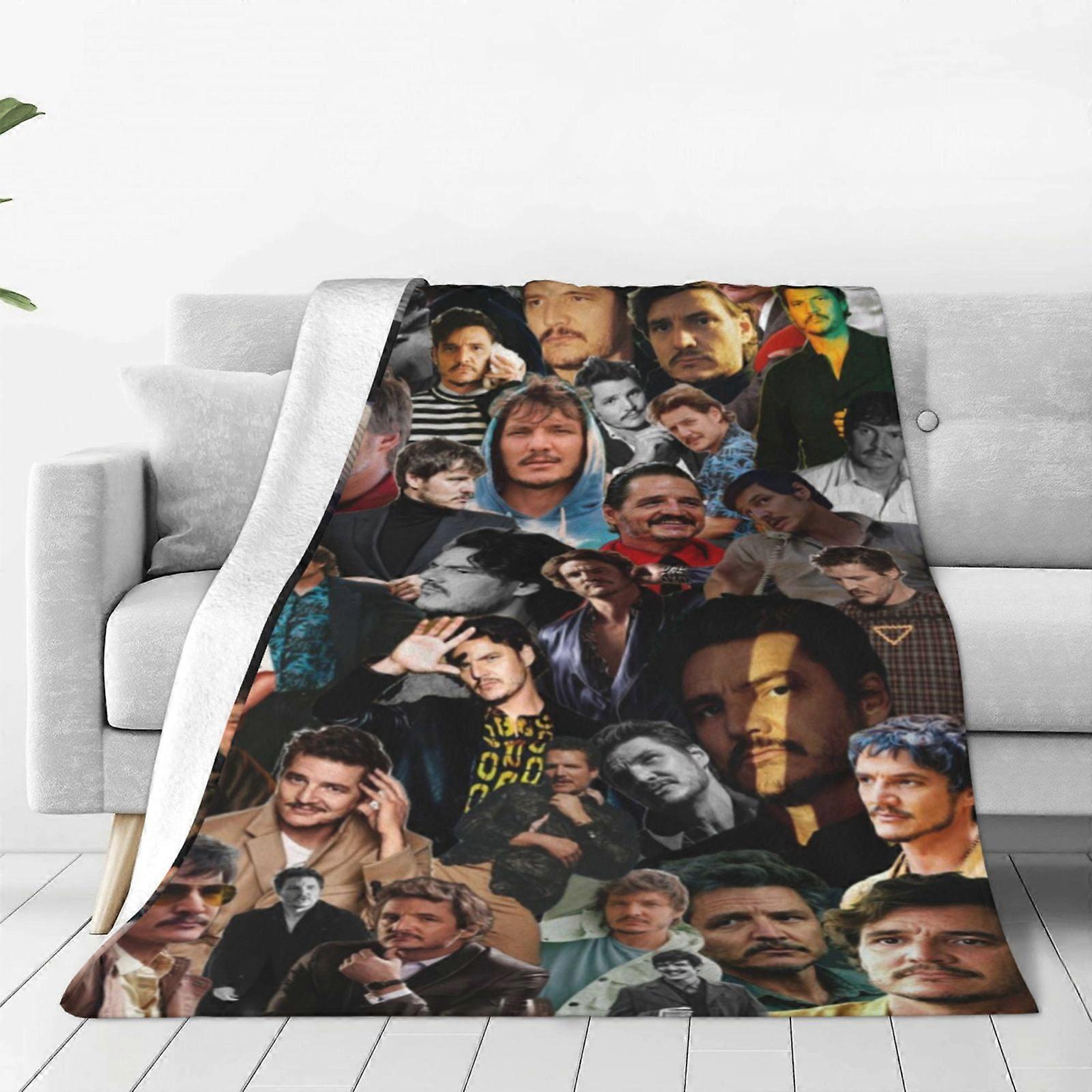 Pedro Pascal Ultra-Soft Micro Fleece Blanket Throw All Season Fuzzy Lightweight Throw Blankets For Office Company Home Couch Bed Sofa W487