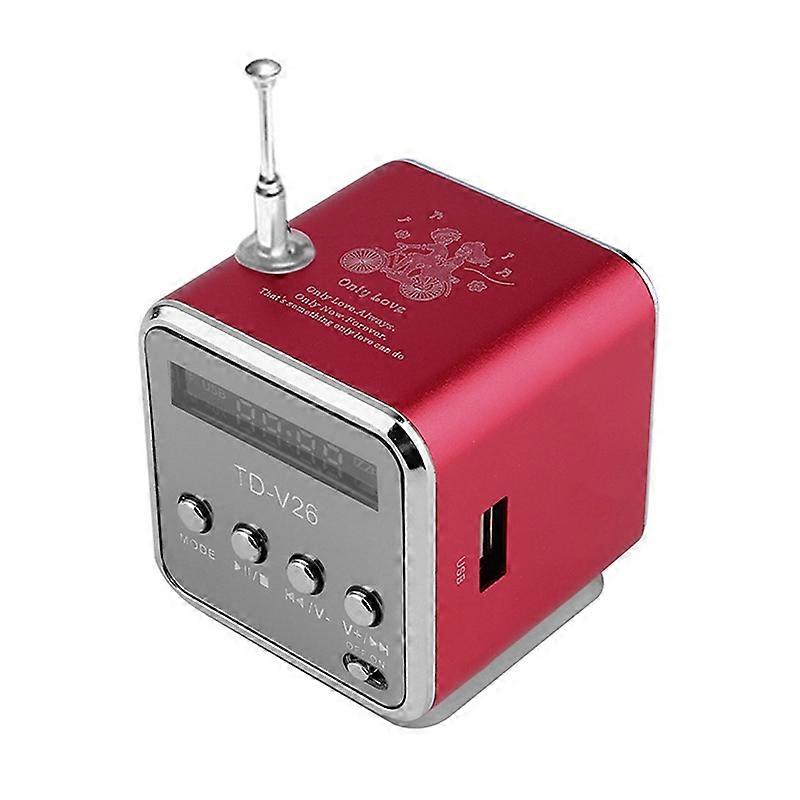 Portable Mini USB Speaker MP3/4 Music Player Support SD TF Card USB2.0 Stereo FM Radio