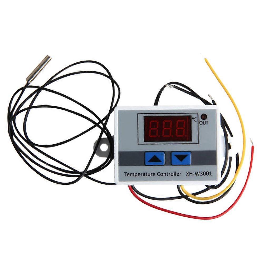 220V 1500W Programmable Thermostat Smart Digital Thermostat Cooling and Heating Temperature Controller for Central Air Conditioner Fan Coil Units (Whi