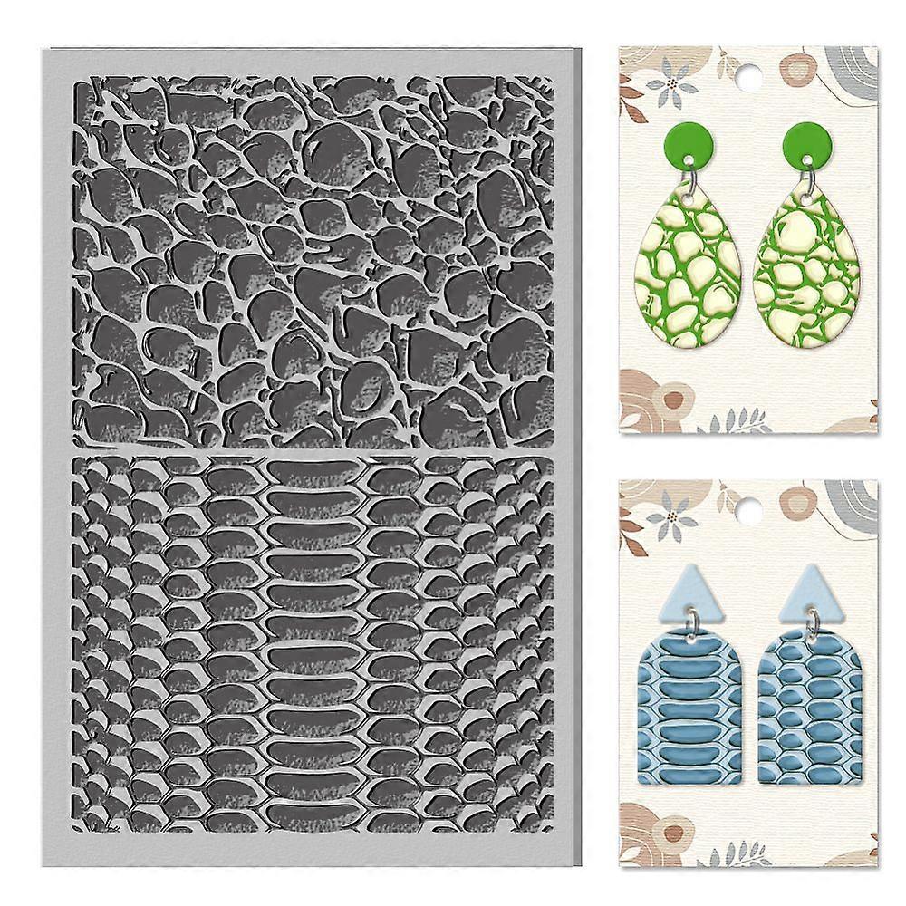 Laserable Rubber for Stamp Engraving Machines DIY Crafts Snake Print 100x65x3mm