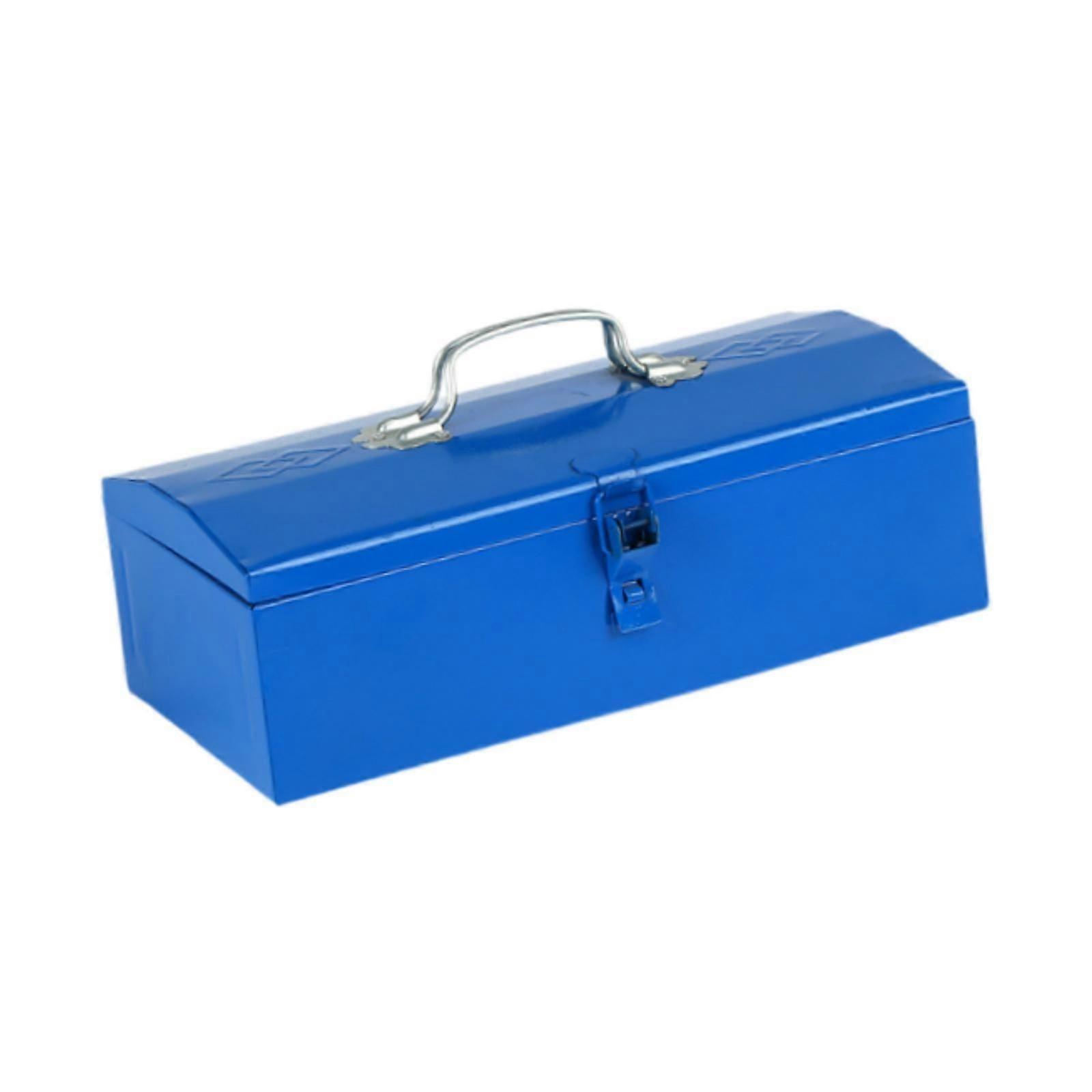 Iron Tool Box Tool Storage Case Portable Hand Tool Case for Workshop Garages