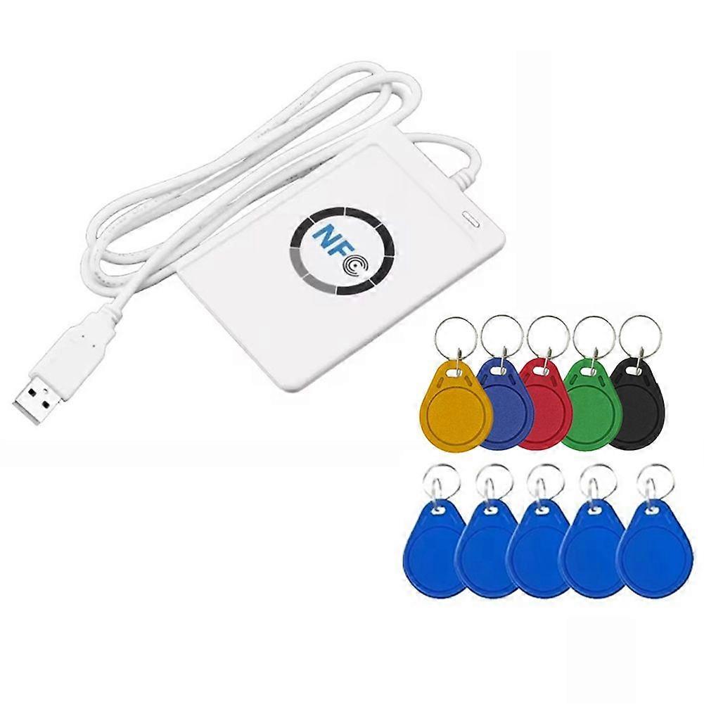 ACR122U RFID IC Smart Card Reader Duplicator+5XUID/CUID Keychain Writer Copier Writable Clone 13.56