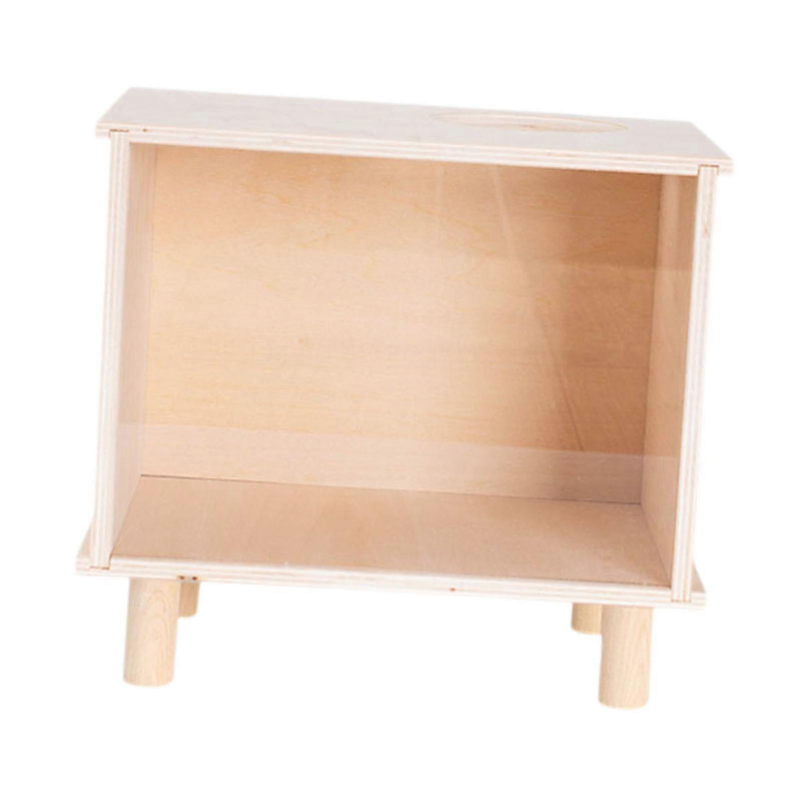 Hamster Digging Box Toy Hamster House for Rat Dwarf Hamster Small Sized Pets S