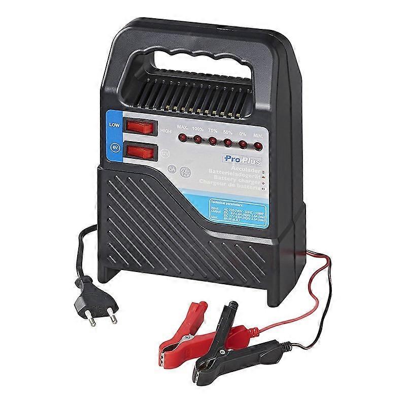 Acculader 6V/12V 8Amp.