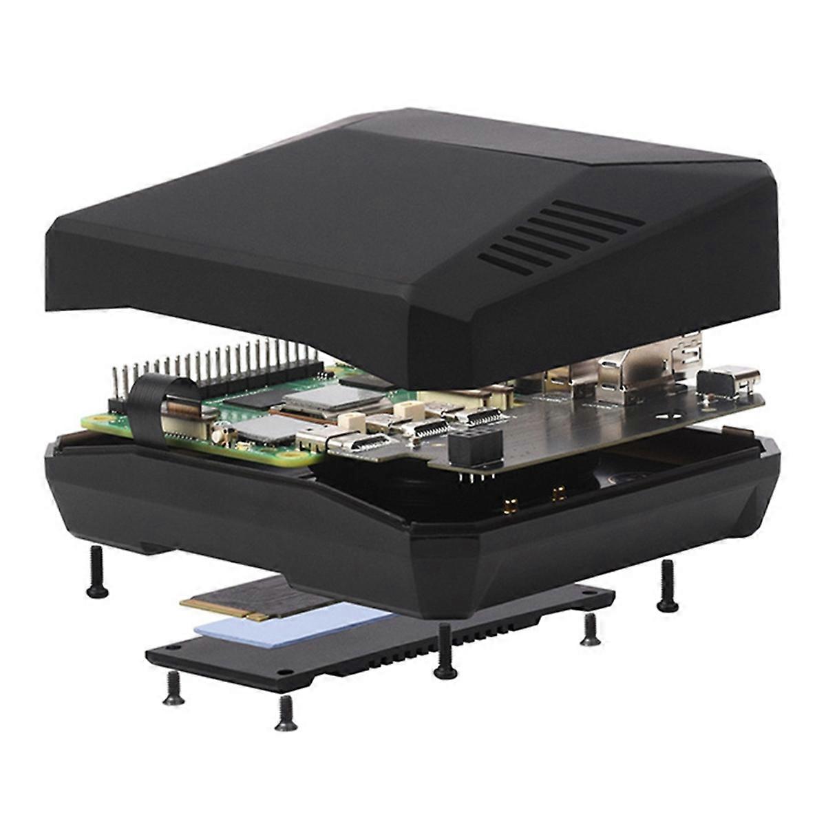 PI5-CASE--ONE-M.2 Case Built-in Active Cooler for Raspberry Pi5