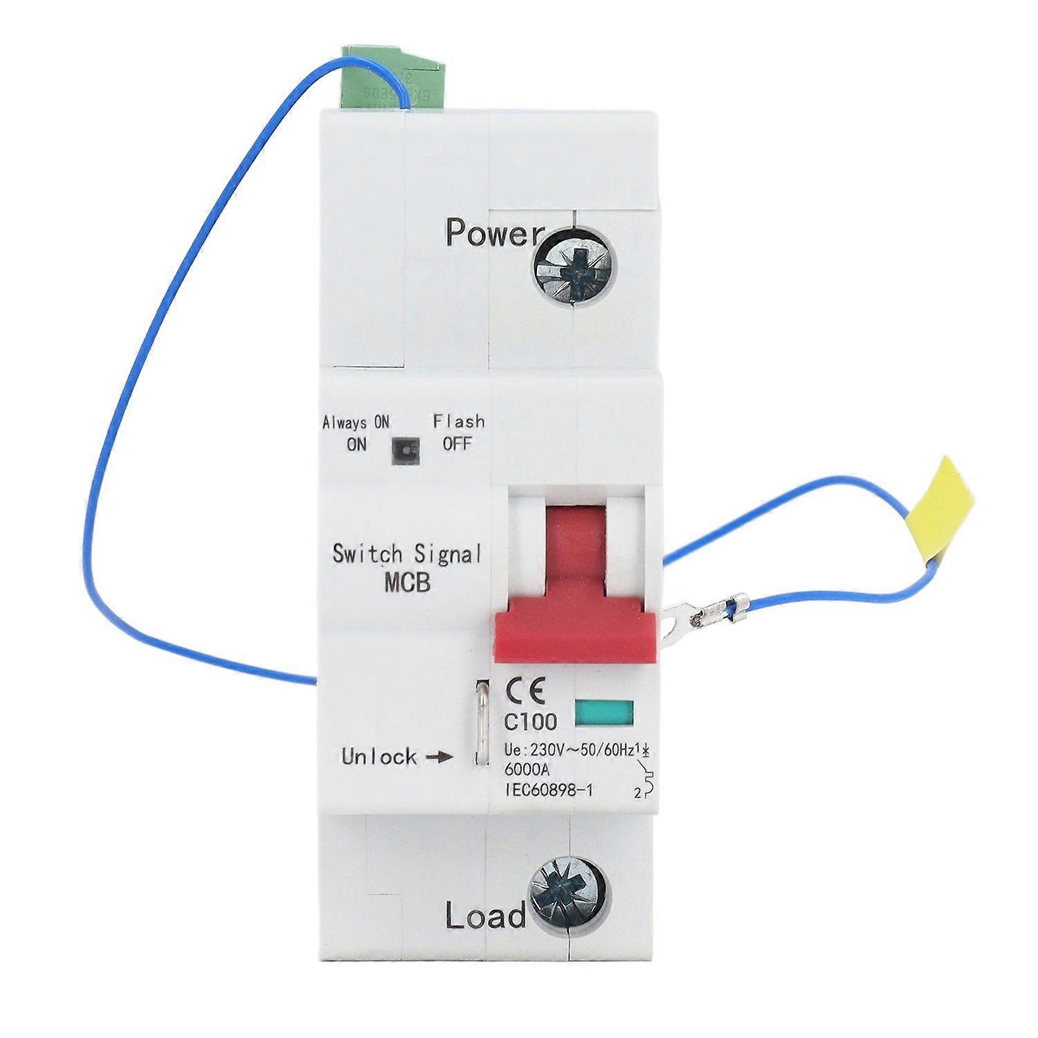 1P Miniature Circuit Breaker Communicating Smart Circuit Breaker Switch Passive Control AC230V Activ