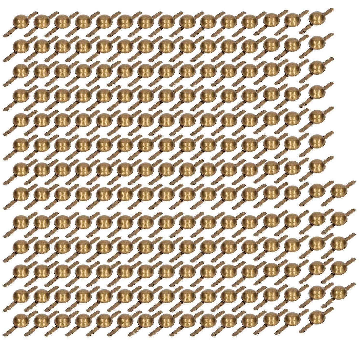 200Pcs Upholstery Tacks 6mm Bronze Metal Plating Sturdy Glossy Easy Installation Decorative Nails fo
