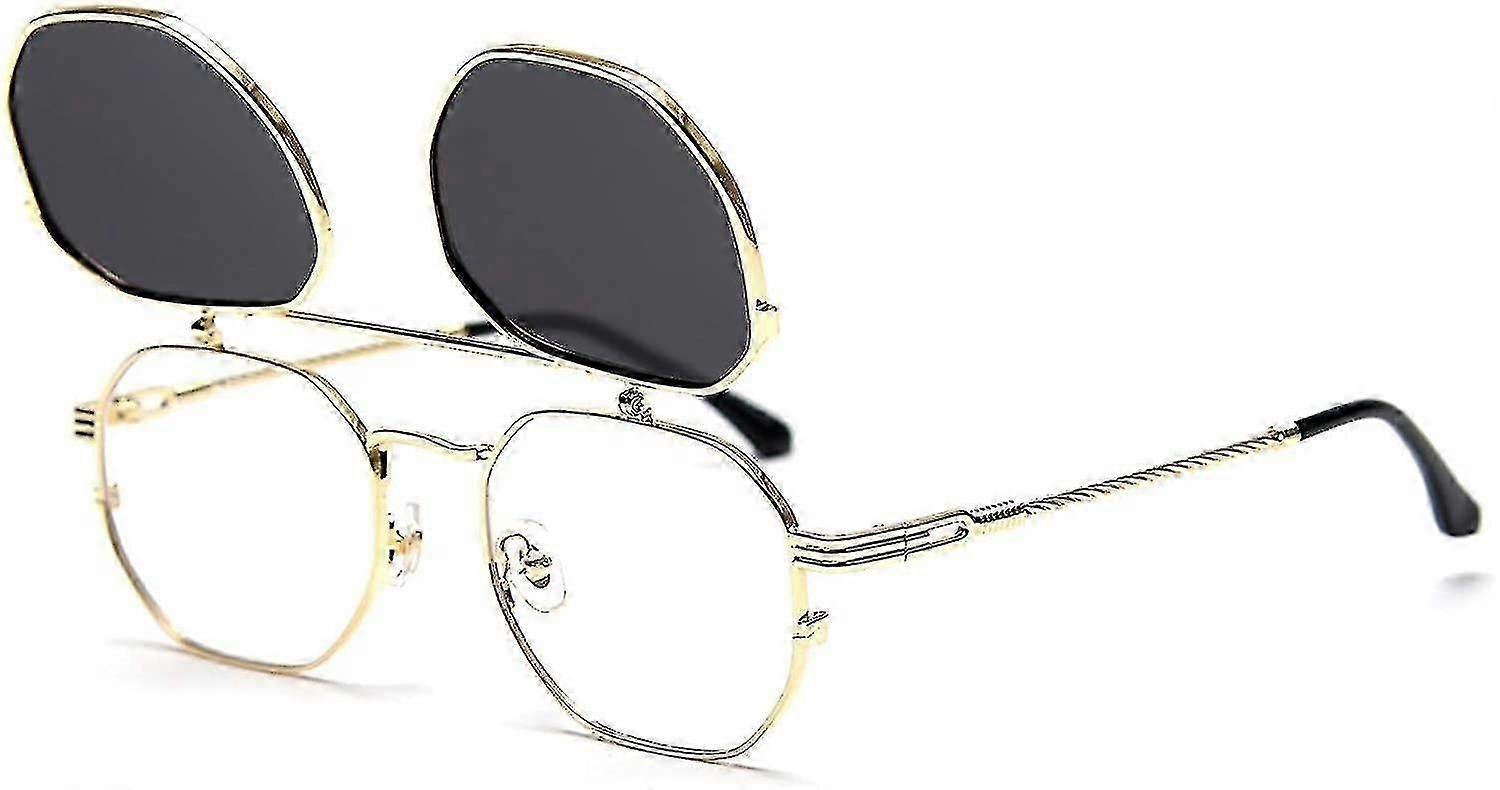 Flip Up Sunglasses Men Women Ized Punk Flip Sunglasses With Doubnses