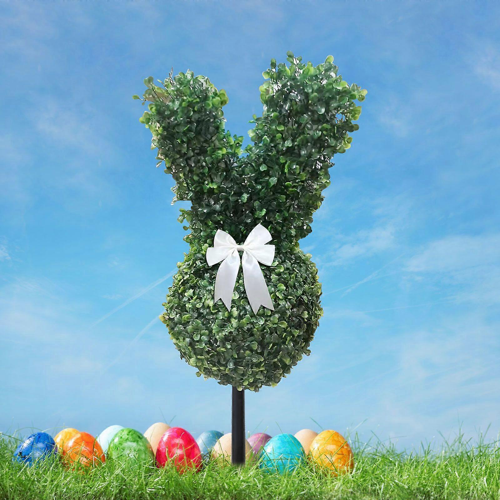 Simulation Green Plant Ground Plug Artificial Flower And Tree Mini Rabbits Ground Plug Flye255957