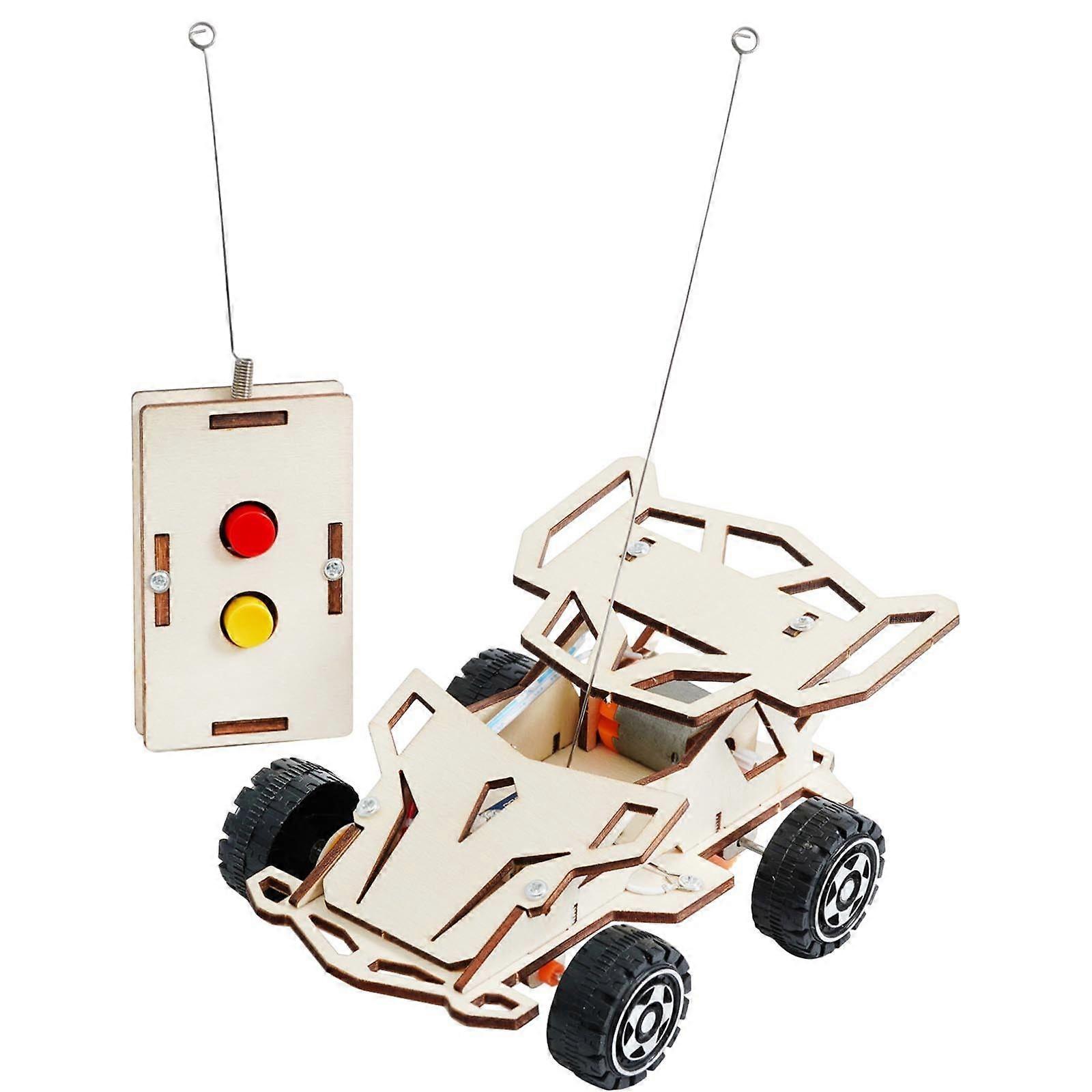 Puzzle Science Experiment Handicraft Technology Remote Control Racing Model Educational Equipment Material Package Toy Playsets