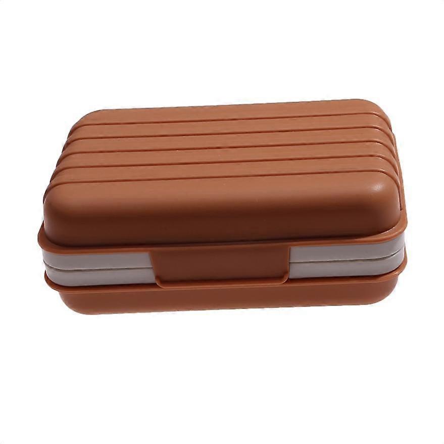 Portable Travel Soap Box with Lid Creative Household Soap Bar Holder Leakproof Case