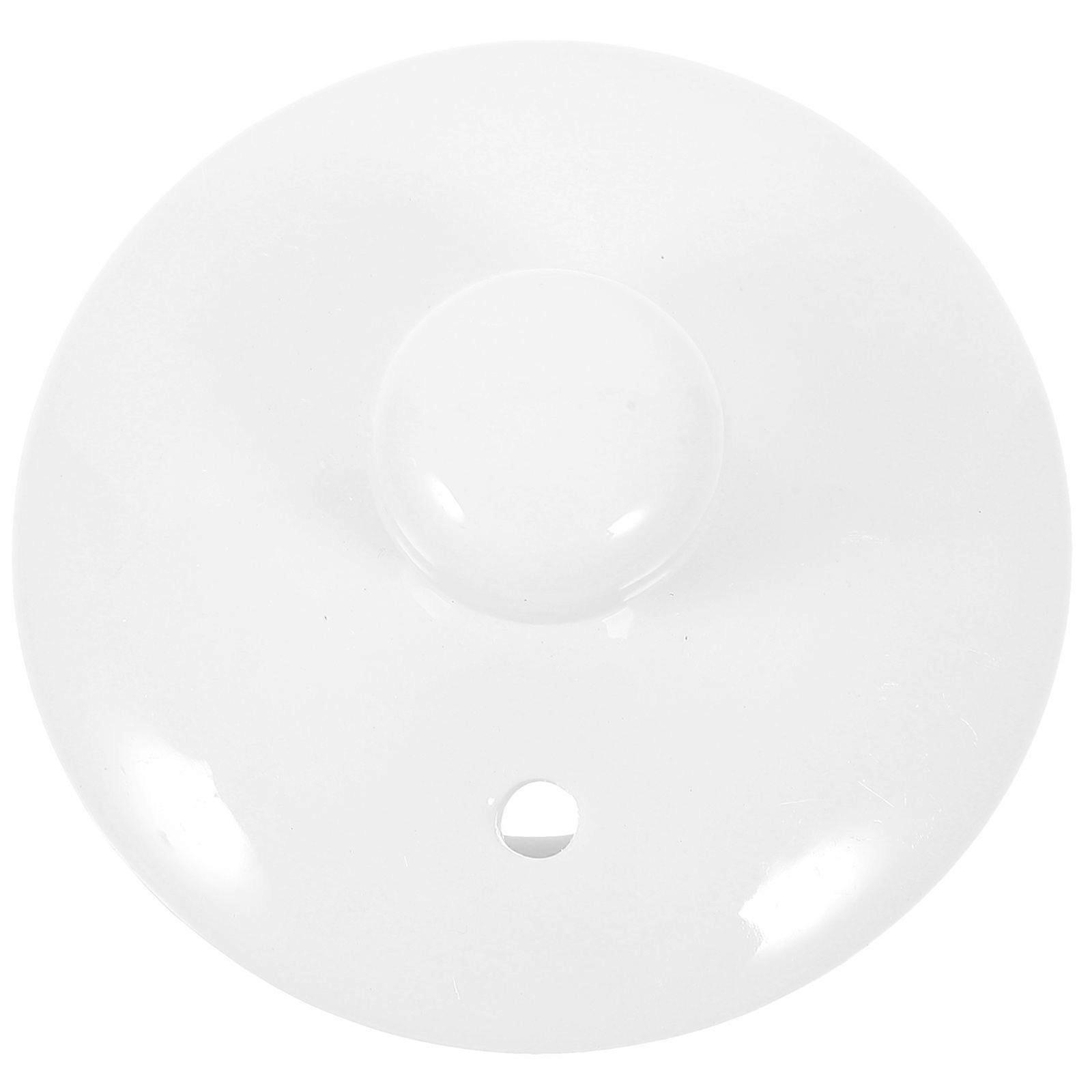 White Ceramic Tea Cup Lid Universal Ceramic Teapot Lid Polished Tea Ware Lid Replacement