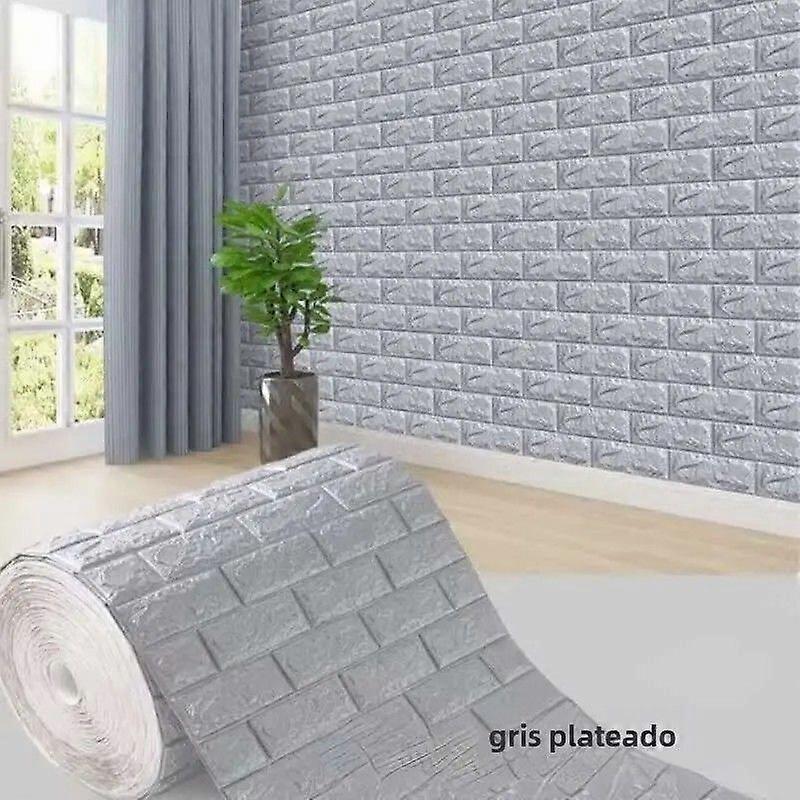 3D Wall Sticker Retro Imitation Brick 70cmx2m Self-adhesive And Waterproof Living Room Decoration Wall Sticker