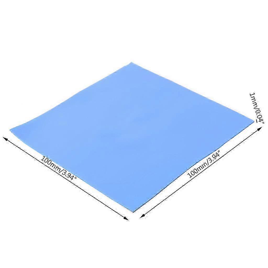 Thermal Pad 100x100x1mm Thermal Conductivity Non Conductive Heat Resistance