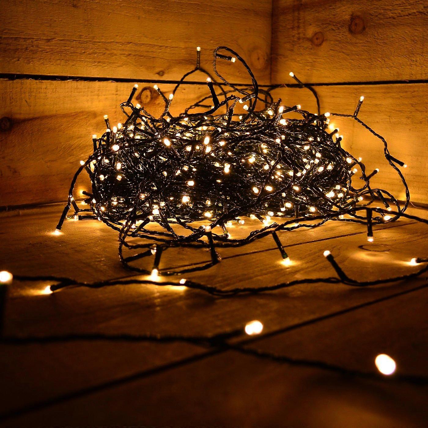 12.8M 256 Warm White Led String Multi-action Interchangeable Connectable