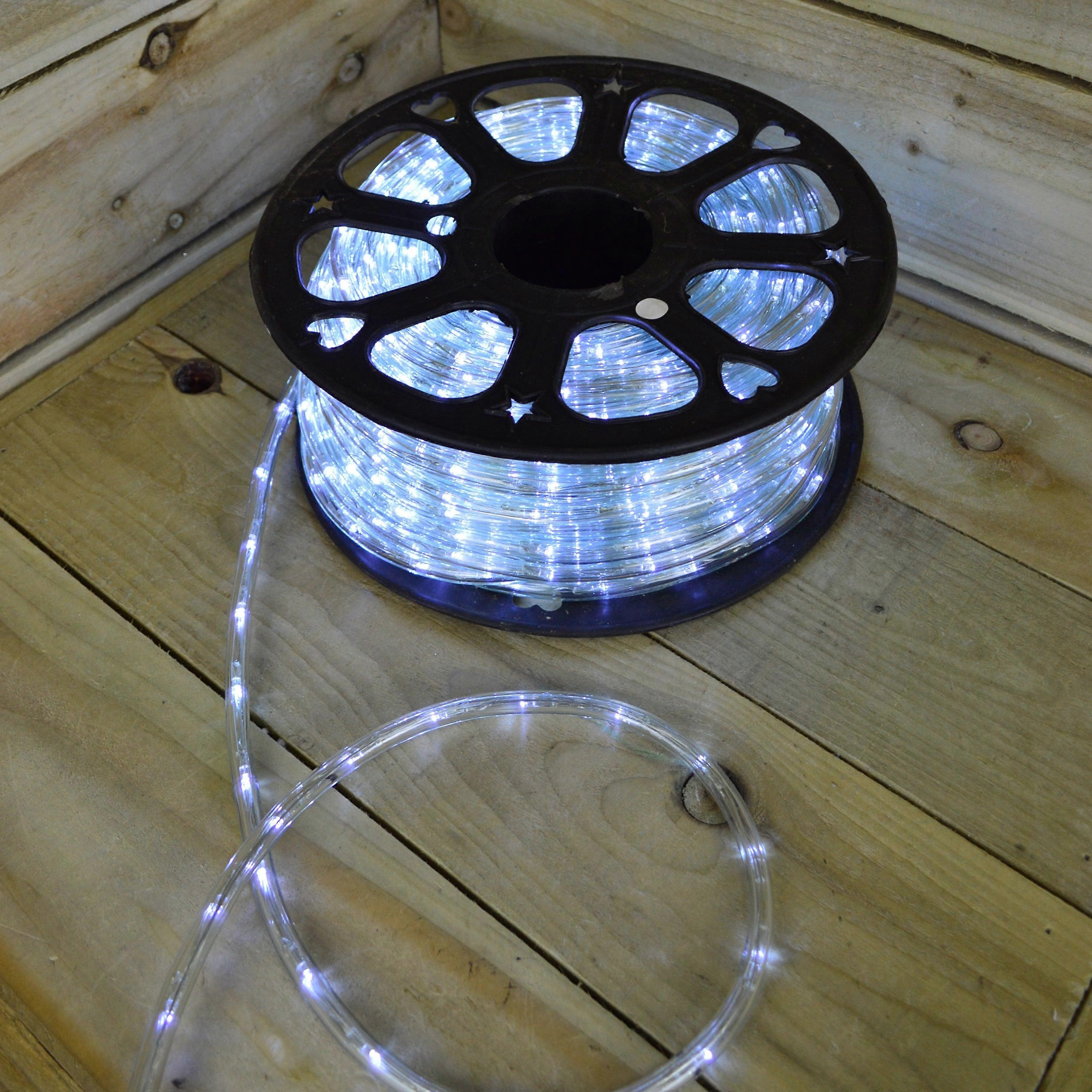 Premier 50m Led Christmas / Disco / Dj Rope Light - Cool White Multi Function