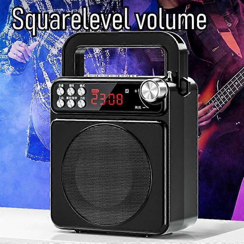 GreenZech Haut-parleur sans fil Bluetooth 5.0 Haut-parleur de danse carrée 2400mah Batterie Extérieu