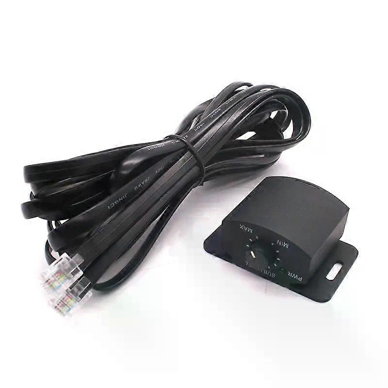 Car Amplifier Volume Remote Controller Speakers Subwoofer Volume Adjustable Switch Converter Subwoofer Volume Adjuster Amplify