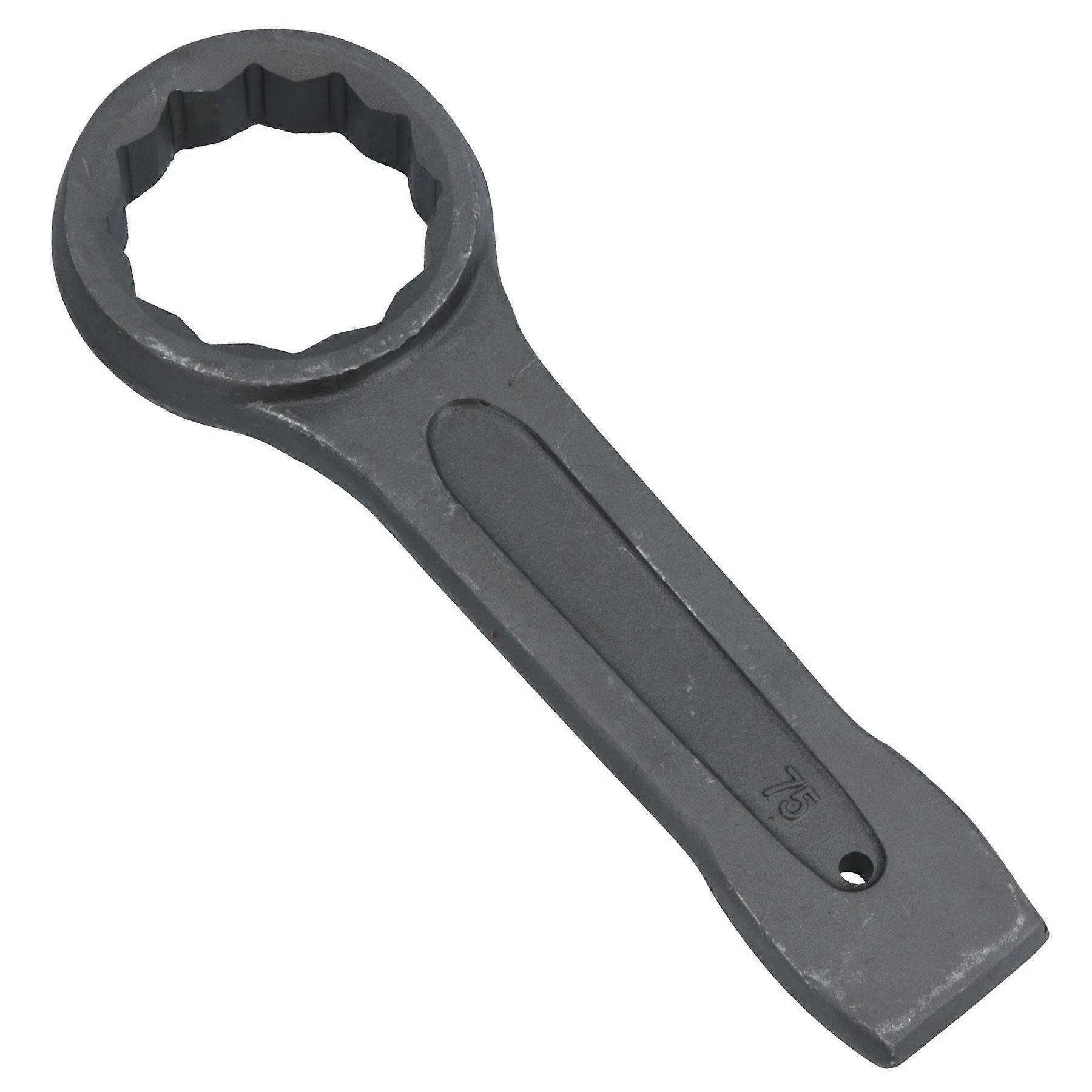 75mm Slogging Box End Striking Ring Wrench Spanner Bi-Hex 12 Sided Metric