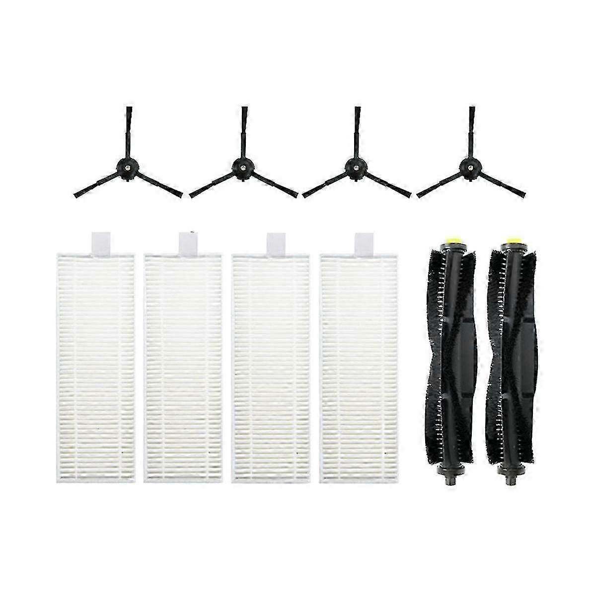 Roller Brush Side Brush Filter For Qihoo 360 S10 X100 Max Robotic Vacuum Cleaner Accessory Spare Pa