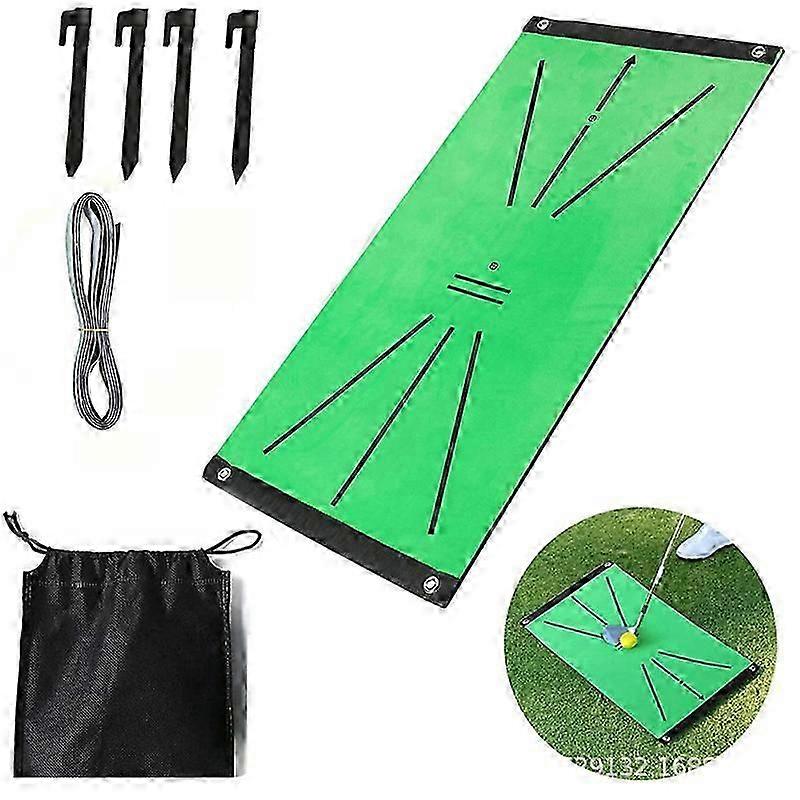 30x60cm Golf Training Mat Portable Golf Practice For Aid Swing Detection Batting