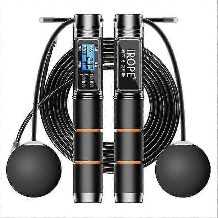 Corda de Pular com Contador, Corda de Velocidade Ponderada Corda de Pular com Contador Digital de Calorias, Corda Ajustável de Comprimento para Homens, Mulheres e Crianças