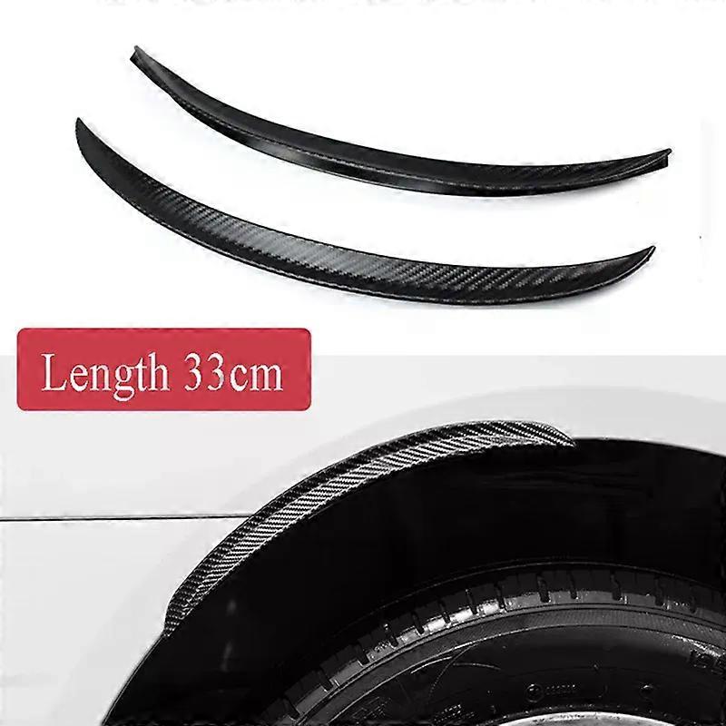 ألياف الكربون المطاط سيارة عجلة الحاجب العالمي حامي تريم الحاجز مضيئة تمديد الأقواس للسيارات الطين رفرف سبلاش حراس