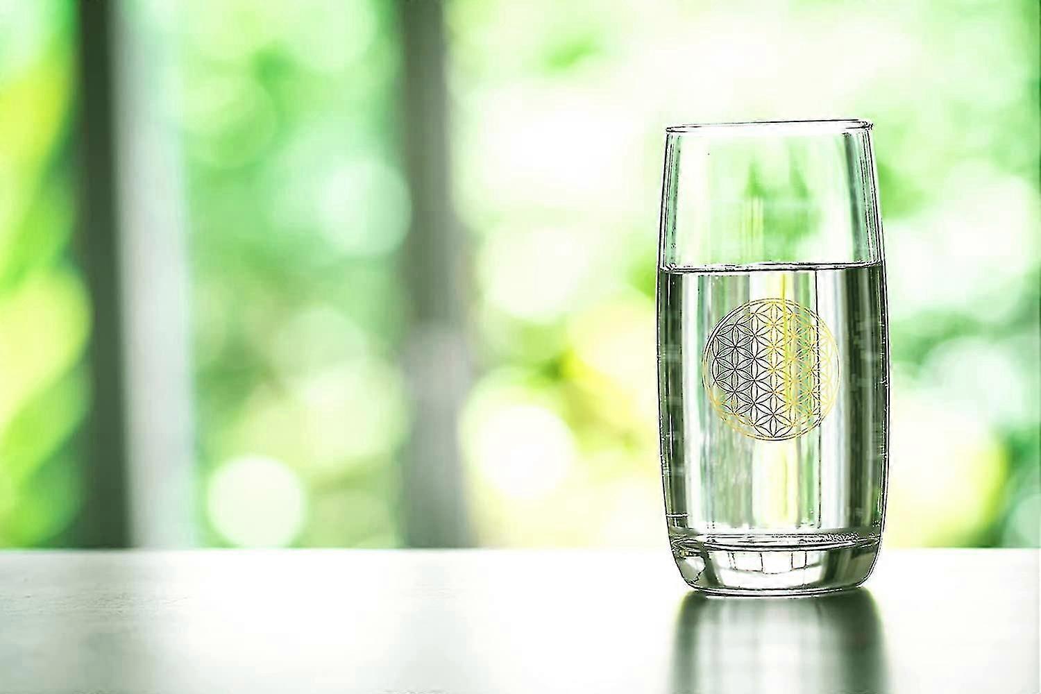 50 Pegatinas Flor de la Vida 5cm Gold Pack