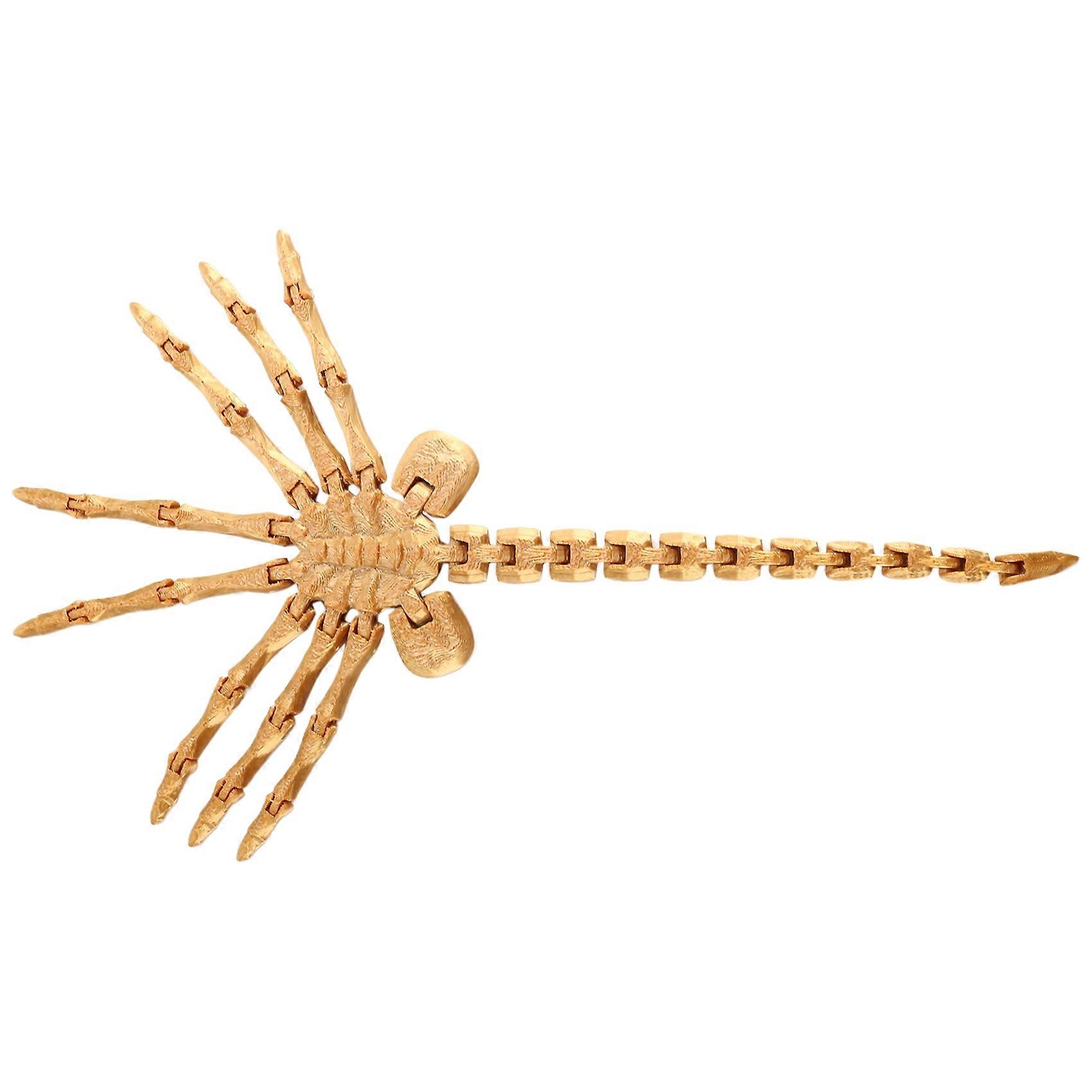 Facehugger Model Fully Articulated Movie Prop Local Gold