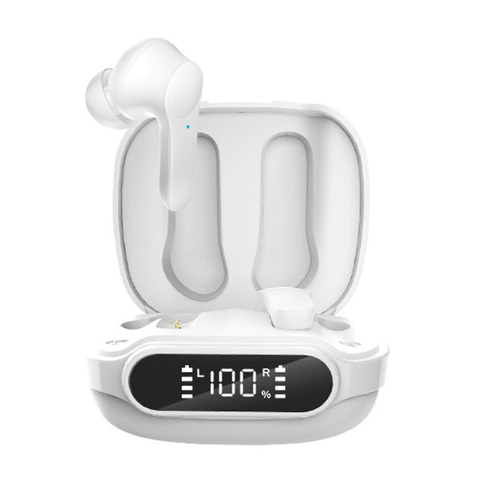 Wireless Earbuds,Bluetooth 5.1 Headphones With Charging Case, Bluetooth Headphones With Mics, In-ear Detection, Volume Control, For Sports/Working