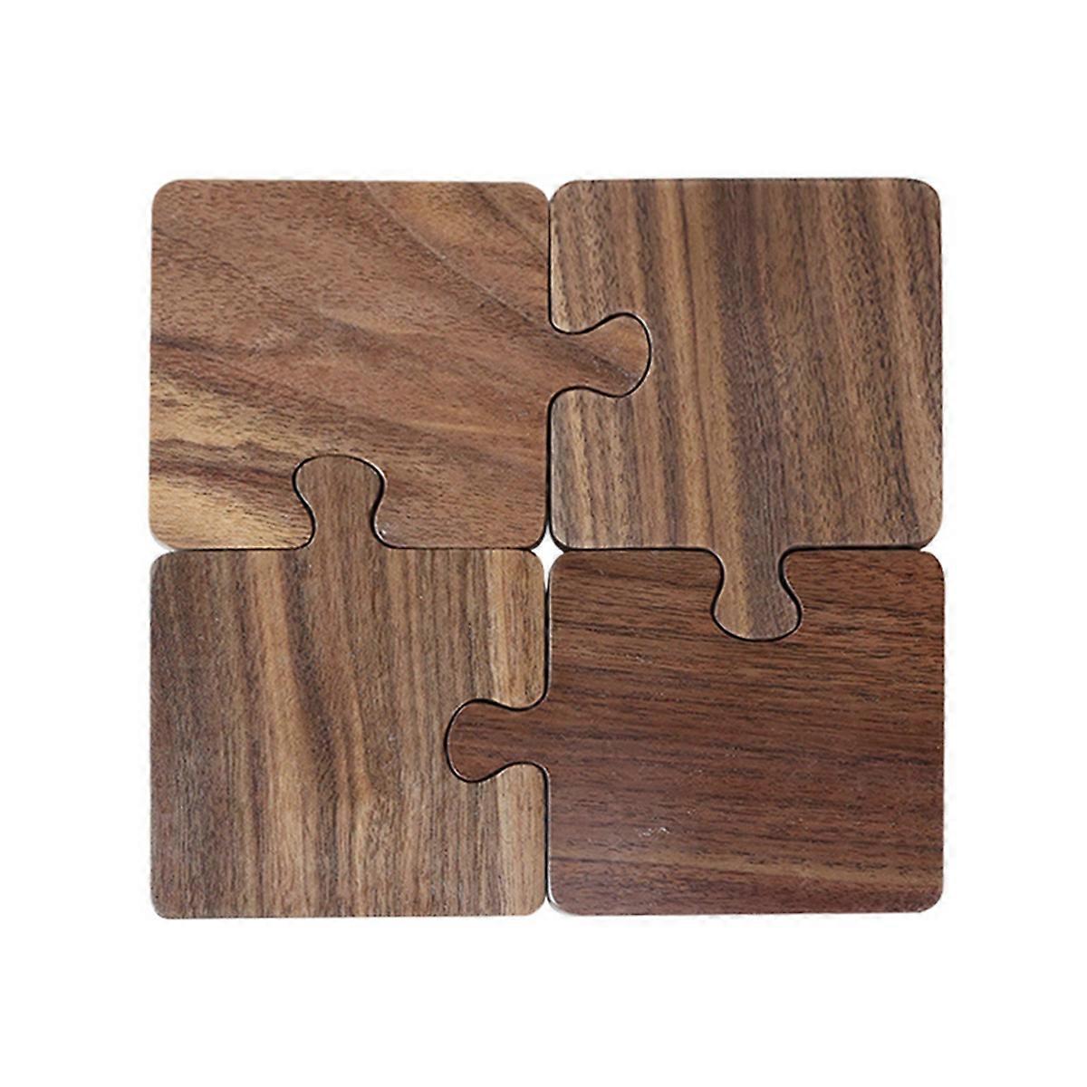 Solid Wood Heat- Table Top Protection Coffee Coaster A