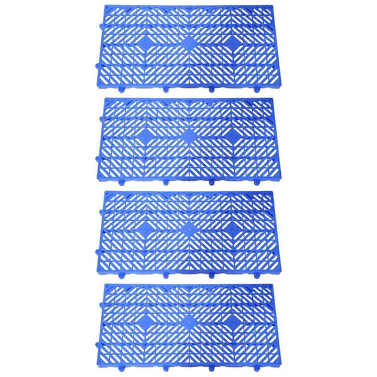Plastic Pallet, Waterproof Grid Ventilated Pallet, Storage Grid Mat