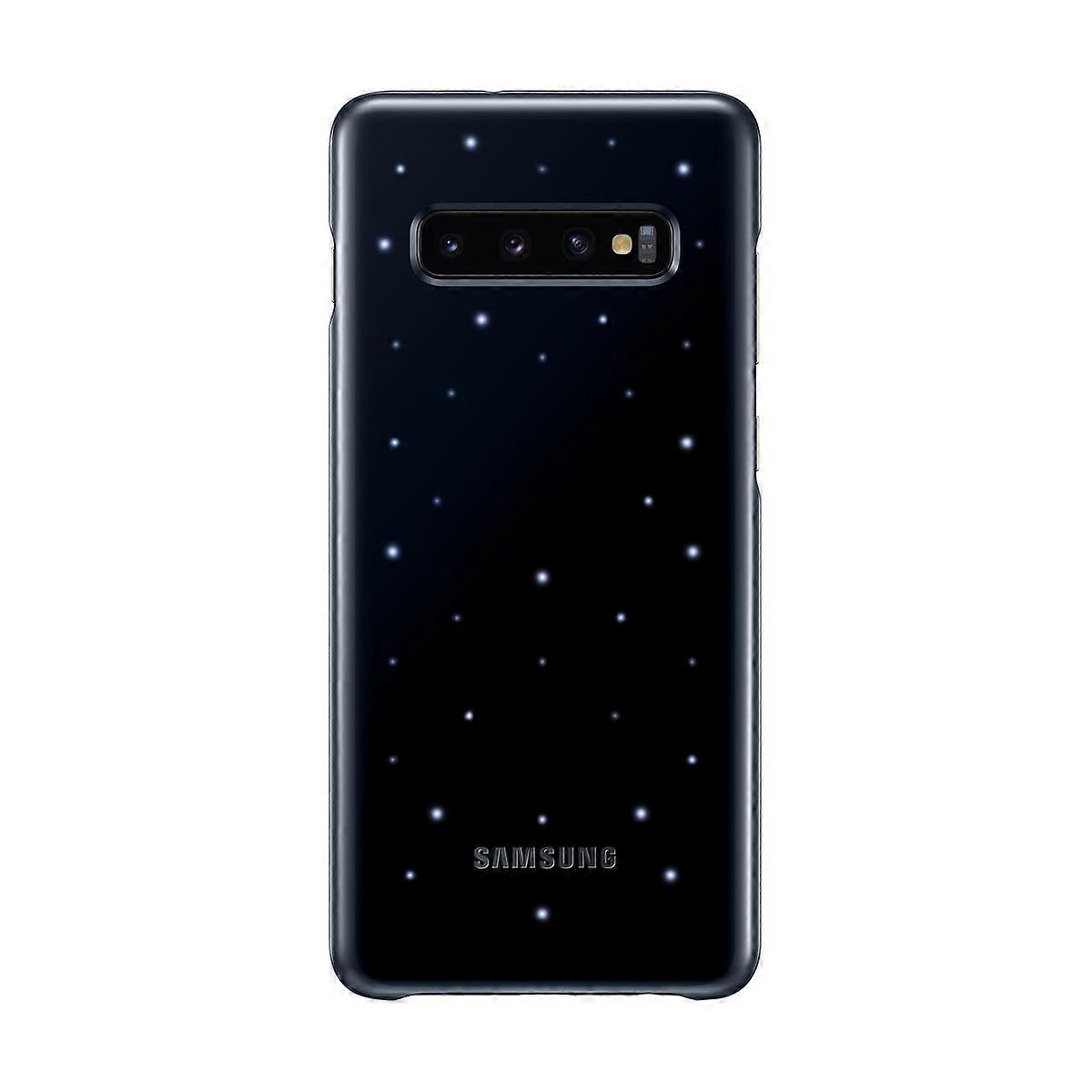 Case for Galaxy S10 Plus with Wireless Charging Compatible LED Display, Black