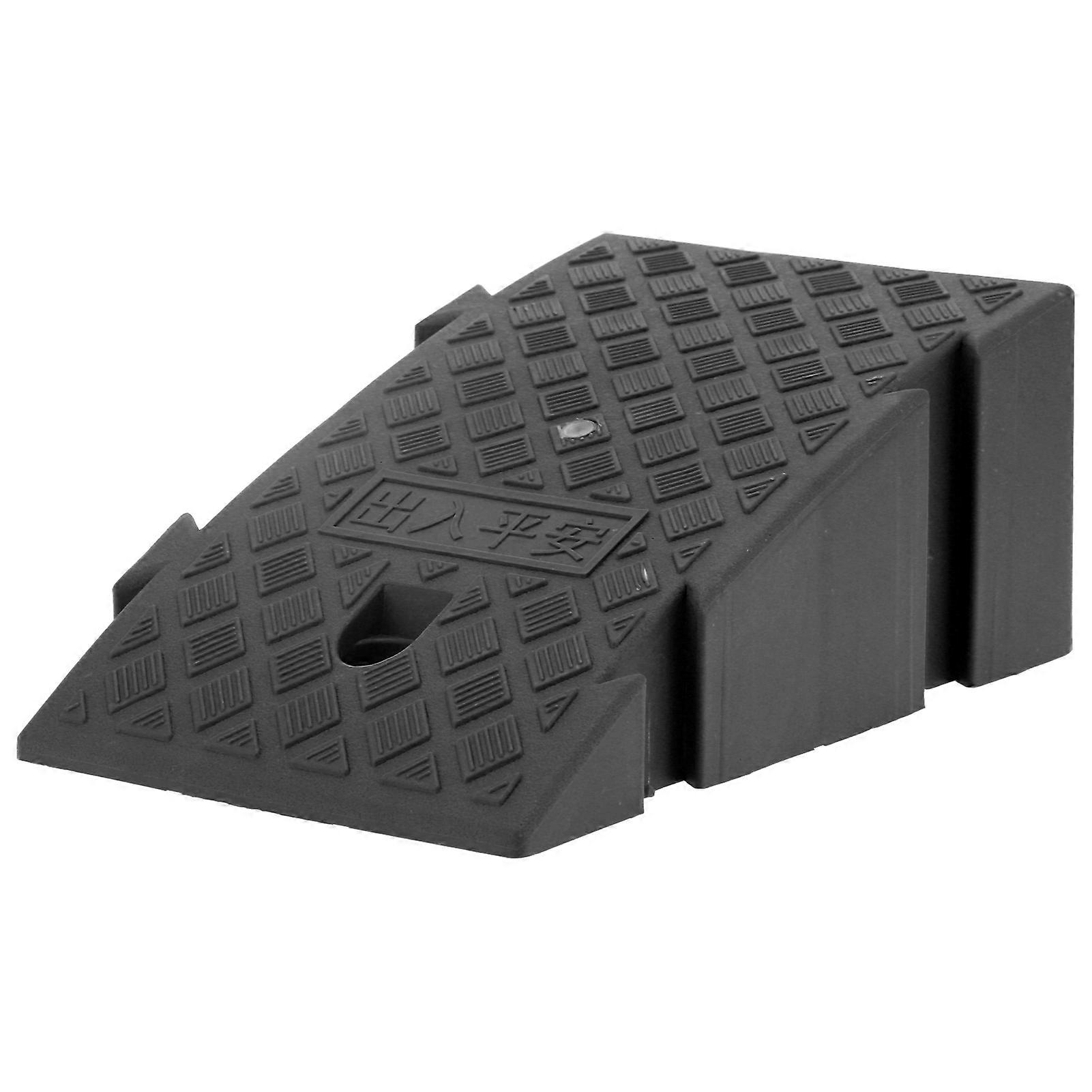 Portable Curb Ramp Plastic Threshold Ramp for Driveway Loading Dock Sidewalk Car Supplies