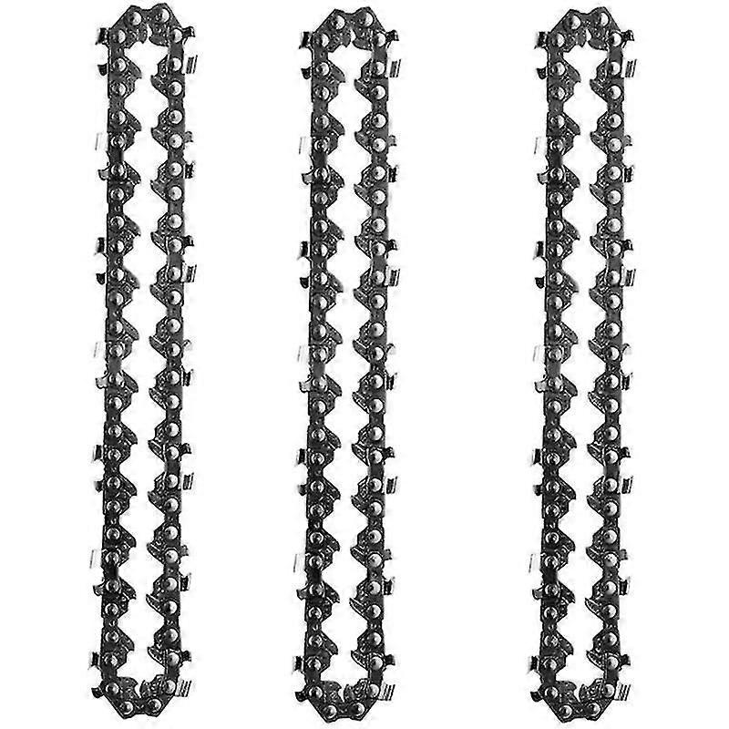 Mini 4 Inch Cordless Electric Chainsaw - Wood Cutting, Pruning (3 Pack)