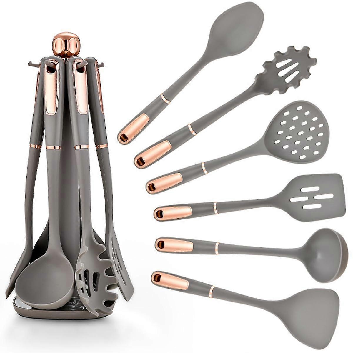 6 Pieces Silicone Cooking Utensil Set for Kitchen Cooking