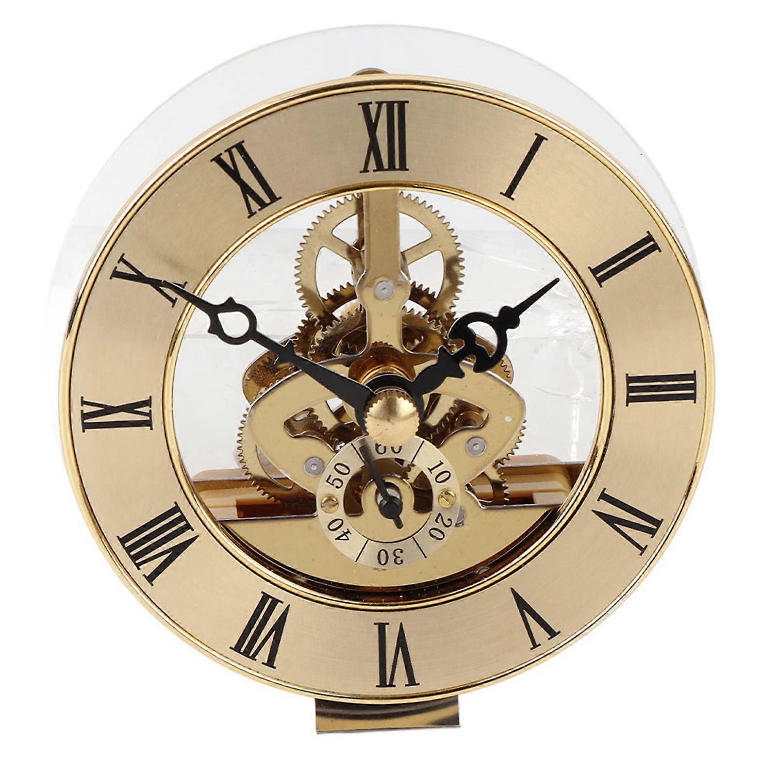 Metal 86mm Built In Clock Insert Quartz Clock Head Desk Craft Clock Accessories