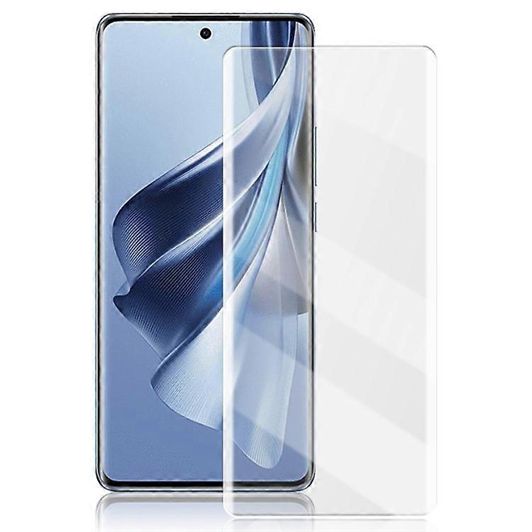 Oppo Reno10 5G(グローバル)、UV液体3D湾曲HDクリア強化ガラスフィルムに対応したAMORASフルスクリーンプロテクター