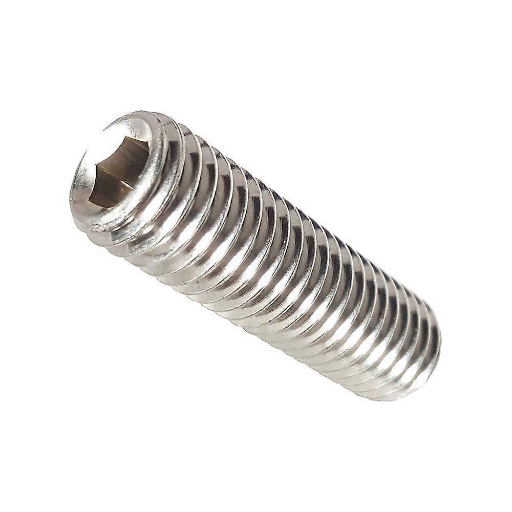 Grub Screws 8-32 Thread Size, 1-1/2 Inch Stainless Steel Allen Socket Set Screw, Qty 50