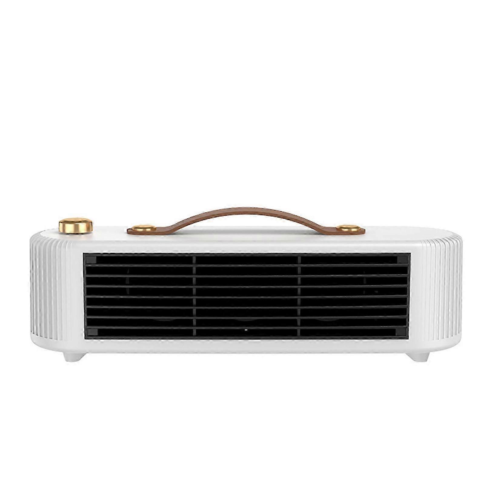 Riscaldatore da tavolo Funzionamento silenzioso ad alta sicurezza Piccolo ventilatore riscaldante portatile per bagno domestico Office_Featured regalo